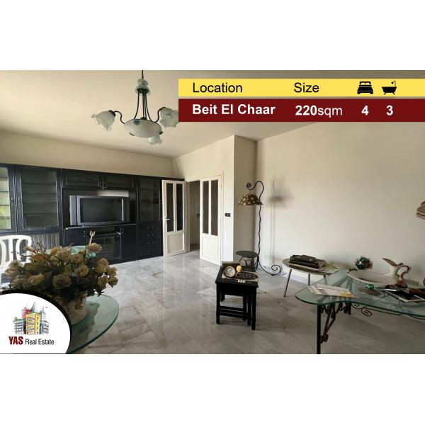Beit El Chaar 220m2 | Well Maintained | Panoramic Sea View | NE/MJ |