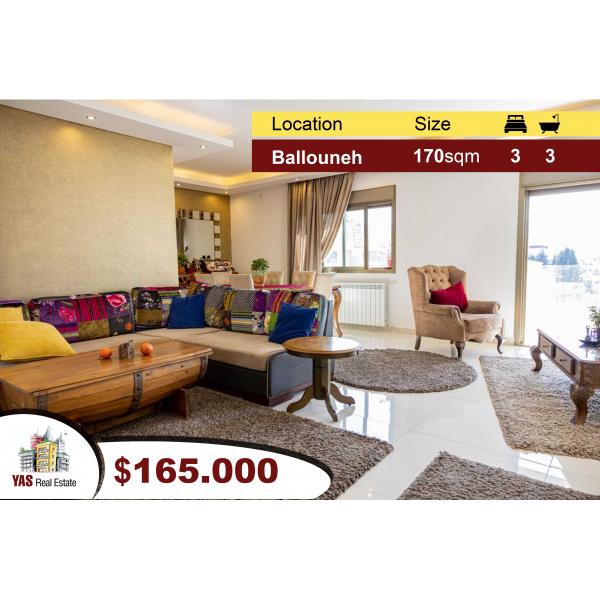 Ballouneh 170m2 | Luxury | Catch | Panoramic View | Prime |