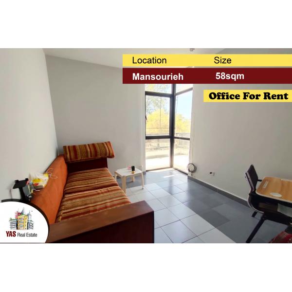 Mansourieh 58m2 | Office | Rent | High End | Perfect Investment | AA |