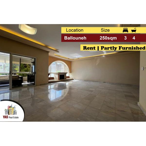 Ballouneh 250m2 | Rent | Partly Furnished | Private Entrance | KS |