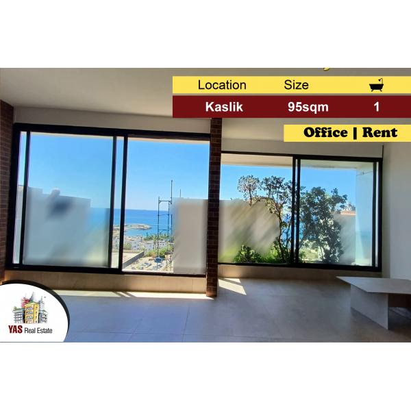 Kaslik 95m2 | Office For Rent | Prime Location | Sea View | FN |