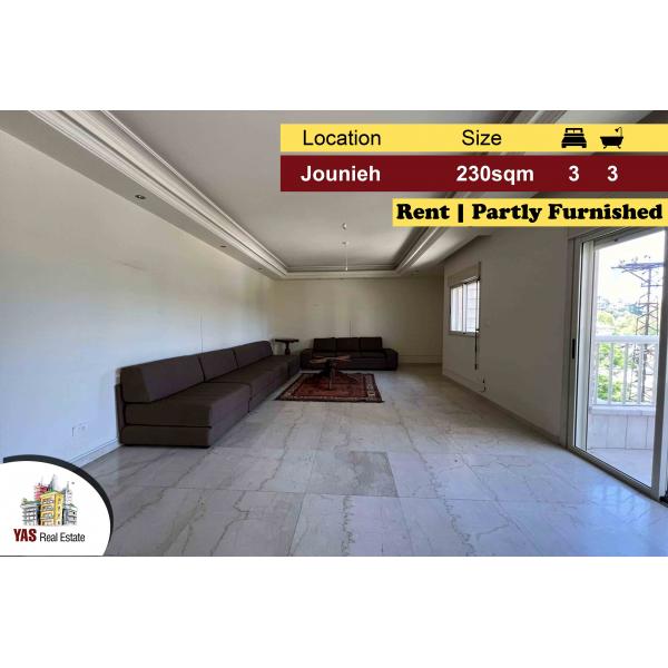 Jounieh 230m2 | New | Rent | Partly Furnished | Calm Street | EH |