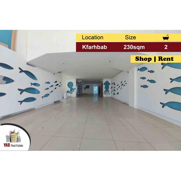 Kfarhbab 230m2 | Shop For Rent | Perfect Investment|Prime Location|IVM