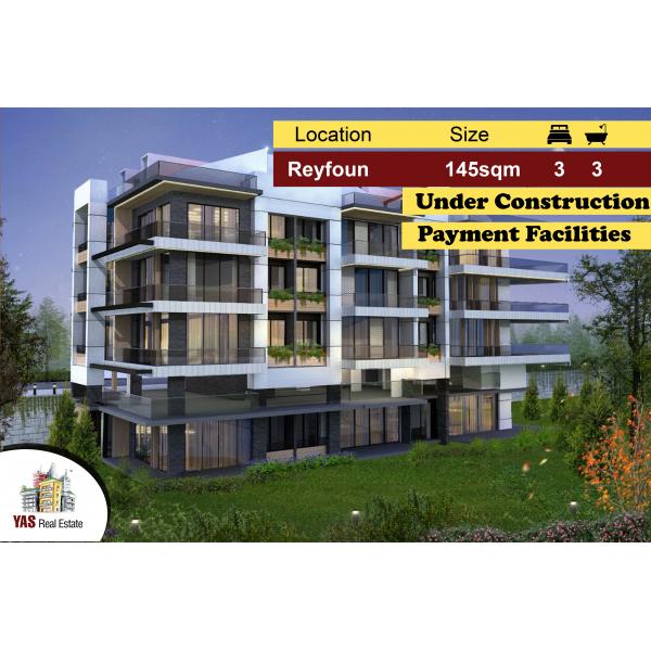 Reyfoun 145m2 | Under Construction | Payment Facilities | High End |DA