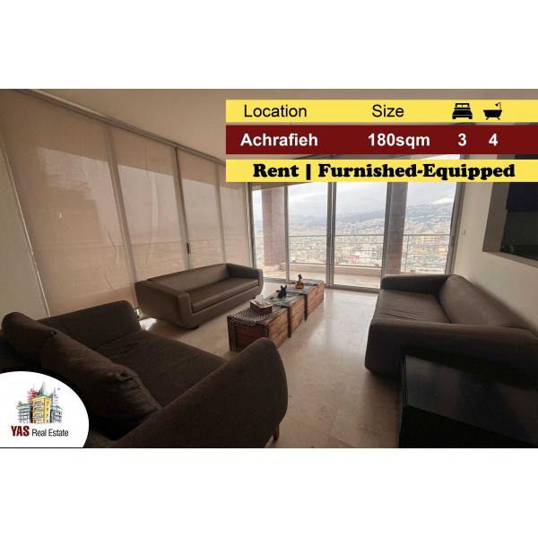 Achrafieh/karm el zaytoun 180m2 | Rent | Furnished | Gated | LB