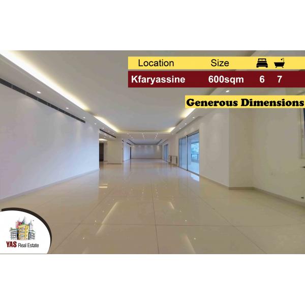 Kfaryassine 600m2 | Open View | Decorated | Generous dimensions | IV |