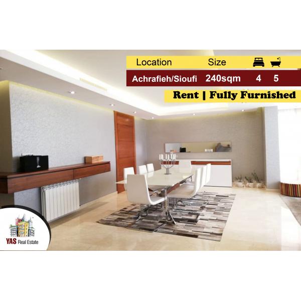 Achrafieh/Sioufi 240m2 | High End | Rent | Furnished | AA |