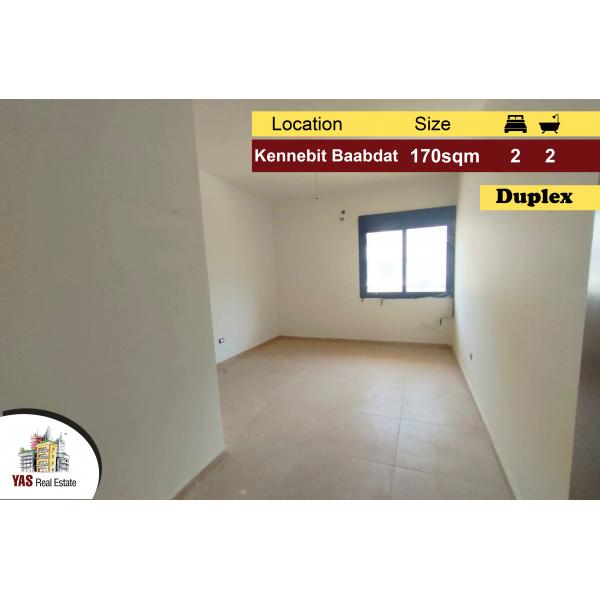 Kennabit Baabdat 170m2 | Panoramic View | Duplex| Quiet Street | AA |