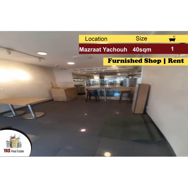 Mazraat Yachouh 40m2 | Office Furnished | Decorated | High End | NE |