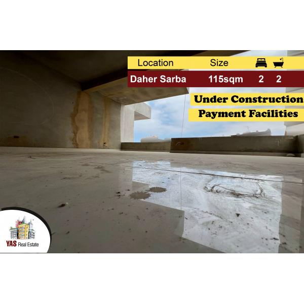 Daher Sarba 115m2 | Under Construction | Payment Facilities | EL EH |