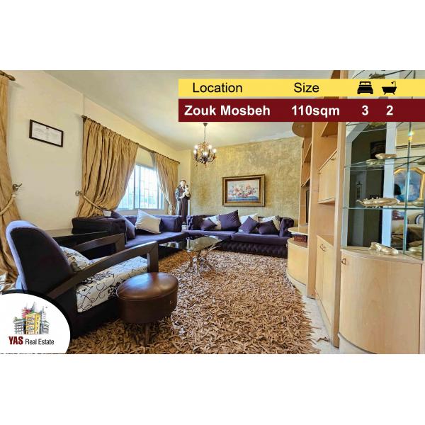 Zouk Mosbeh 110m2 | Panoramic view | High End | Well Maintained | TO |