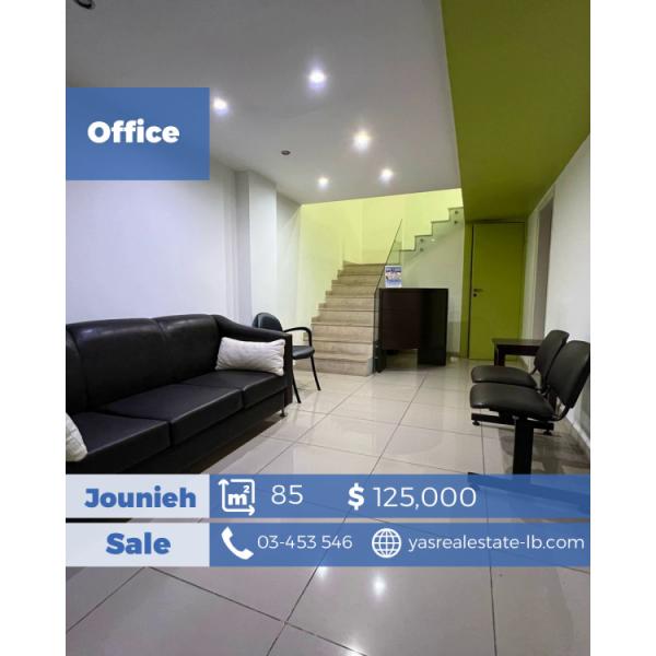 Jounieh 85m2 | Shop/Office | Fully Decorated | Prime Location | MY |