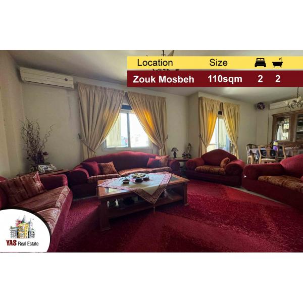 Zouk Mosbeh 110m2 | Catch | Prime Location | Well Maitained | EL |