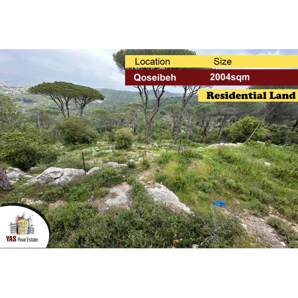 Kosseibeh 2004m2 | Residential Land | Quiet Street | AA |