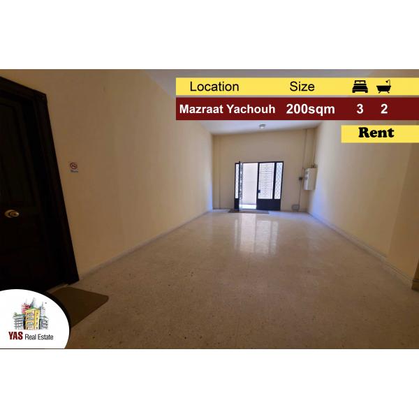 Mazraat Yachouh 200m2 | 50m2 Terrace | Rent | High End | NE |