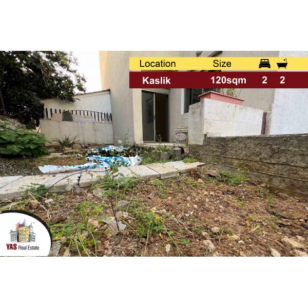 Kaslik 120m2 | 30m2 Garden | Brand New | Calm Street |EH |