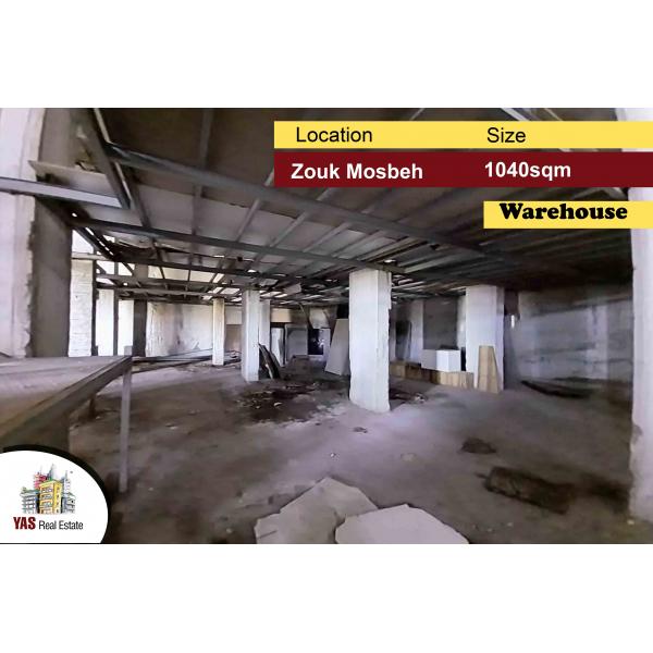 Zouk Mosbeh 1040m2 | Warehouse | Commercial| Private Entrance | IV MY