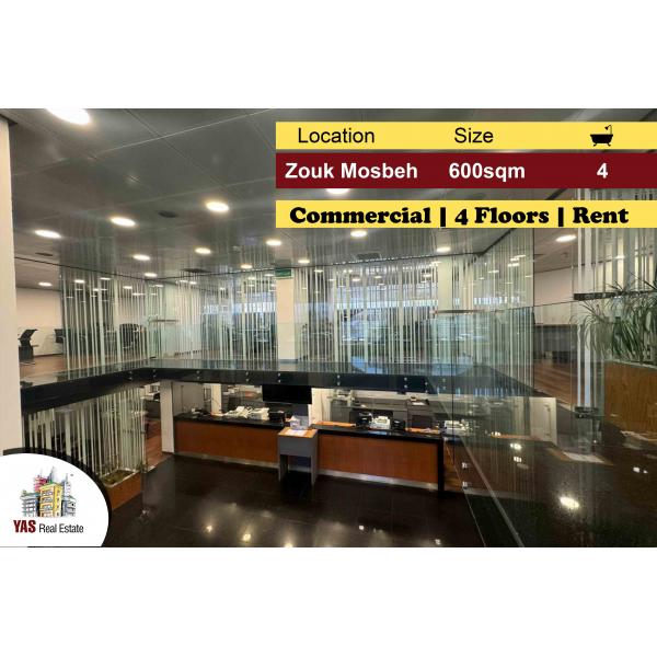 Zouk Mosbeh 600m2 | Commercial for Rent | 3 floors | Main Road | ELMY