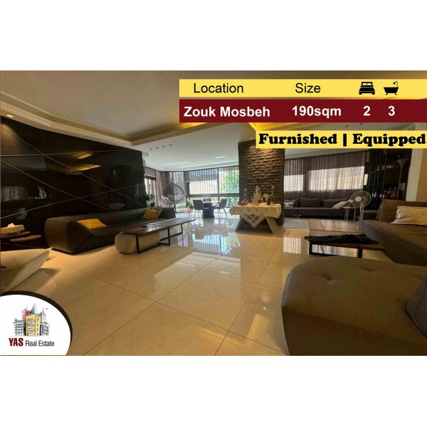 Zouk Mosbeh 190m2 | 120m2 Terrace | Furnished | Renovated |High End|EL