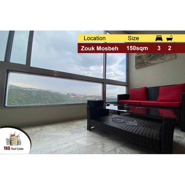 Zouk Mosbeh 150m2 | Renovated | Panoramic View | EL |