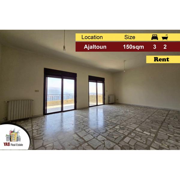 Ajaltoun 150m2 | Rent | Flat | Well Maintained | Panoramic View | DA |