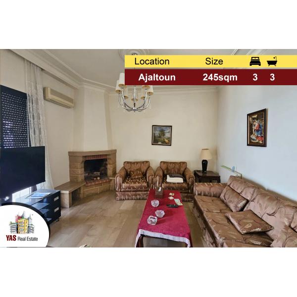 Ajaltoun 245m2 | Panoramic View | Well lighted | Prime Location | TO |