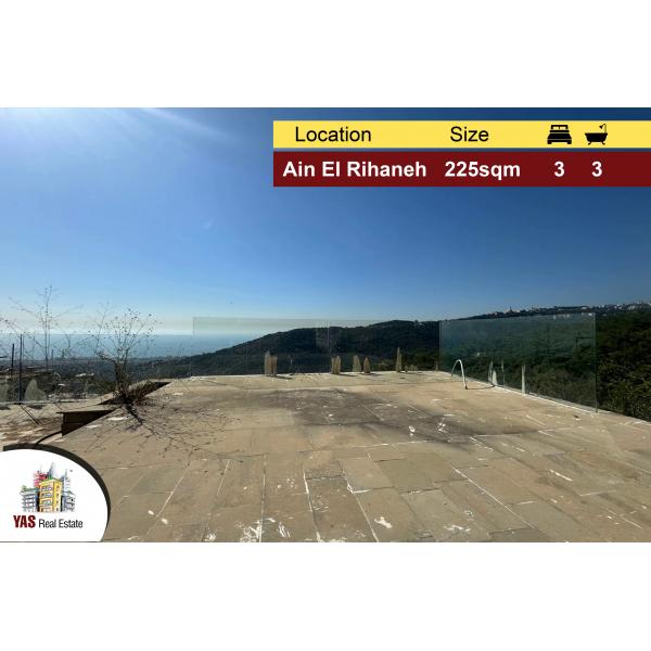 Ain El Rihaneh 225m2 | 150m2 Terrace | Panoramic View | Brand New | EL