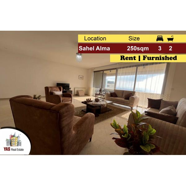 Sahel Alma 250m2 | 70m2 Terrace | Rent | Furnished | ELO IV |