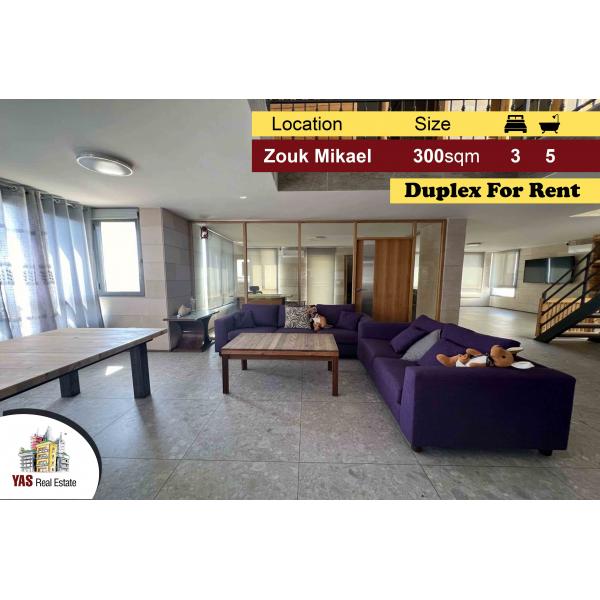 Zouk Mikael 300m2 | Terrace | Duplex for Rent | Calm Street |Modern|EH