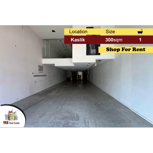 Kaslik 300m2 | Shop for Rent | Prime Location | Perfect Investment |EH