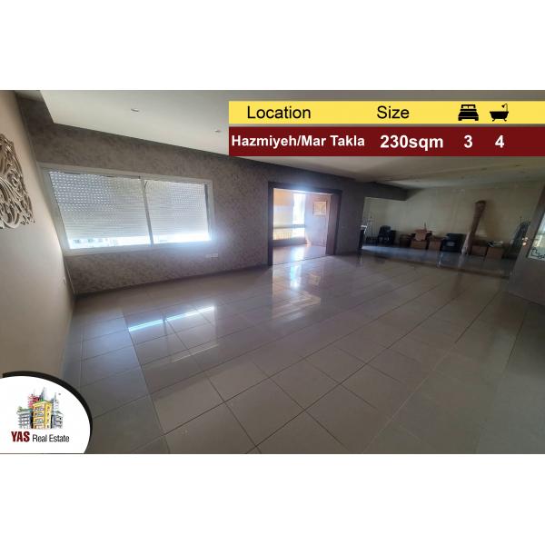 Hazmiyeh/ Mar Takla 230m2 | Amazing View | Prime Location | PA |