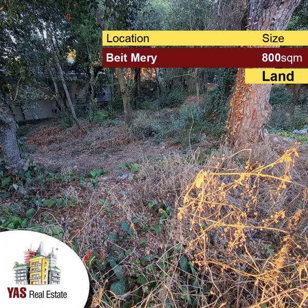 Beit Mery 800m2 | Flat Land | 20 / 40 | Prime Location | AMK |