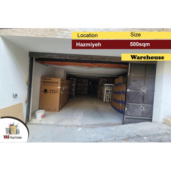 Hazmiyeh/Mar Takla 500m2 | Warehouse | High Ceiling |Ideal Investment