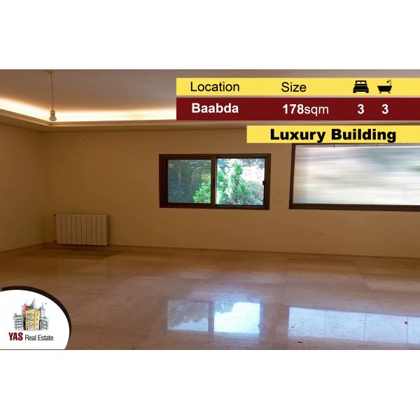 Baabda 178m2 | Brand New | Private Street | Super Luxurious | PA |