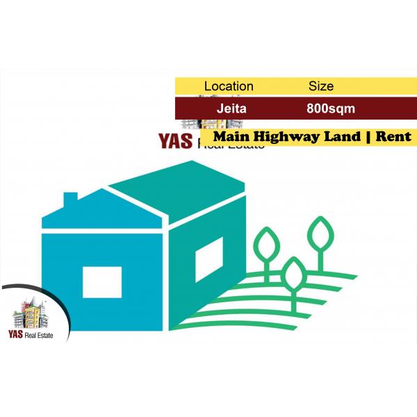 Jeita 800m2 | Land For Rent | Main Highway | Prime Location | WA |