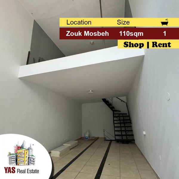 Zouk Mosbeh 110m2 | Shop | Rent | Main Road | EL |