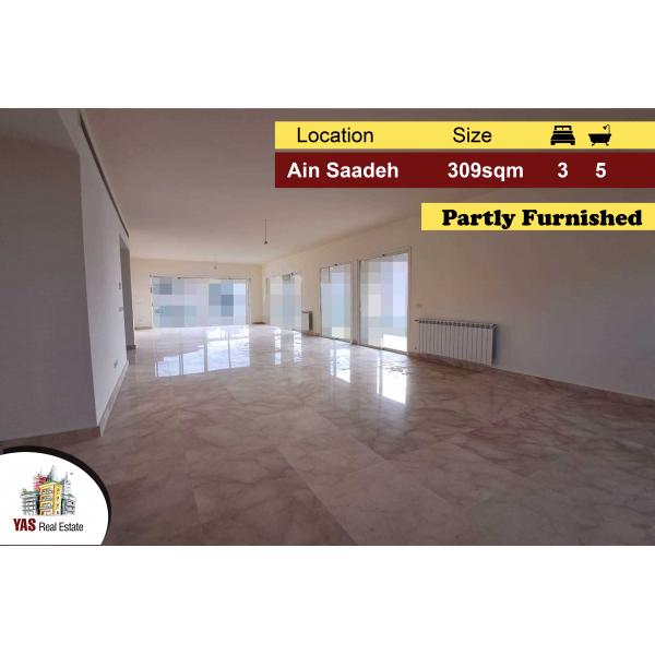 Ain Saadeh 309m2 | Terrace | Partly Furnished | New | AMK |