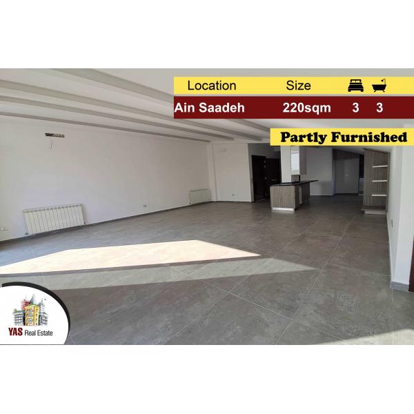 Ain Saadeh 220m2 | 30m2 Rooftop Terrace | Partly Furnished | AMK |