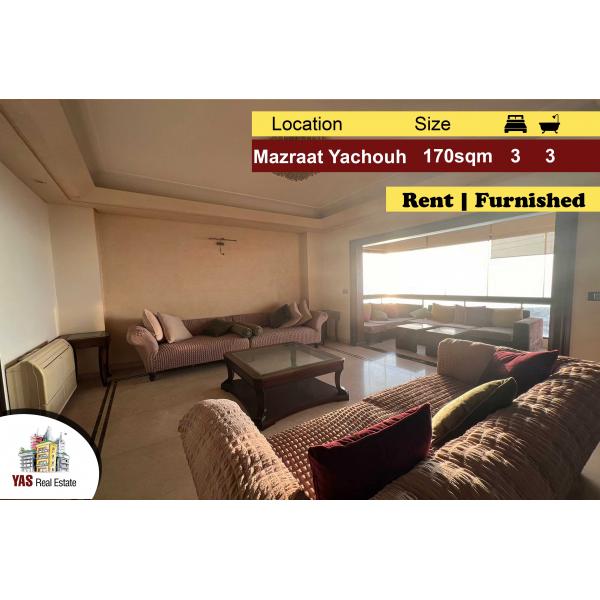 Mazraat Yachouh 170m2 | Furnished | Rent | Dead End Street | NE |