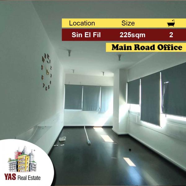 Sin El Fil 225m2 | Office | Prime Location | Street Building | AA AMK