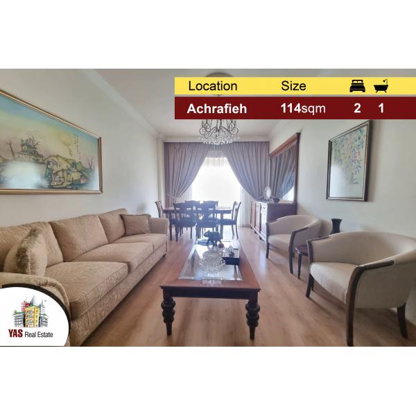 Achrafieh 114m2 | Super Prime location | Luxurious | Decorated | PA |