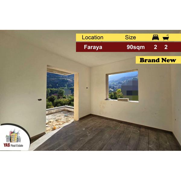 Faraya 90m2 | Brand New | Mountain View | Calm Location | DA |