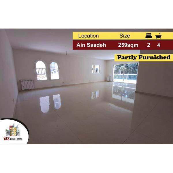 Ain Saadeh 259m2 | Private Street | Partly Furnished | Common Pool|AMK