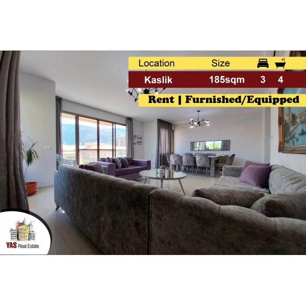 Kaslik 185m2 | Rent | Fully Furnished | Quiet Area | IV |