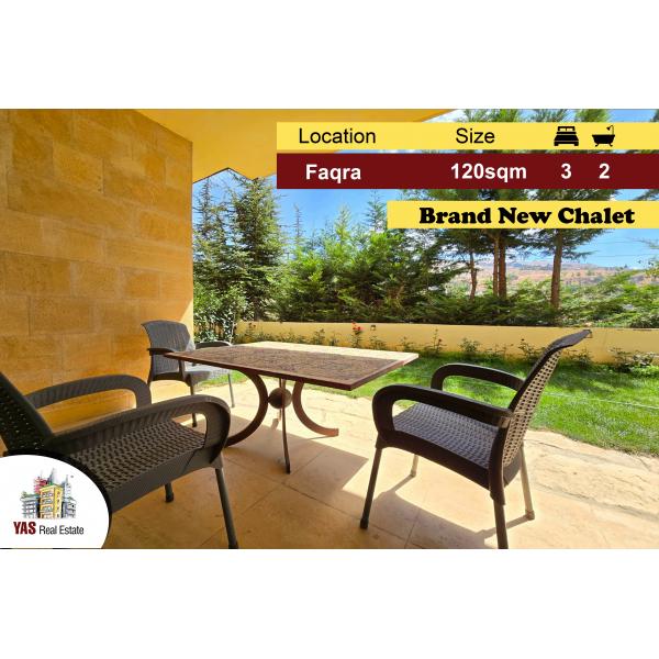 Faqra 120m2 | 110m2 Terrace | Brand New Chalet | DA / NA |