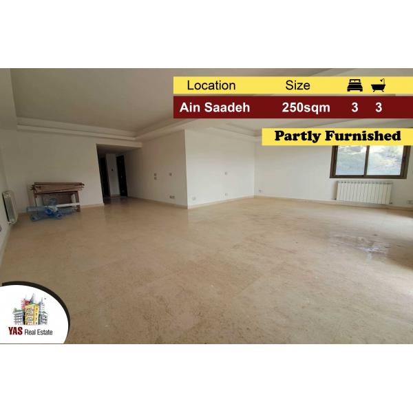 Ain Saadeh 250m2 | Partly Furnished | Private Street | New | AMK |