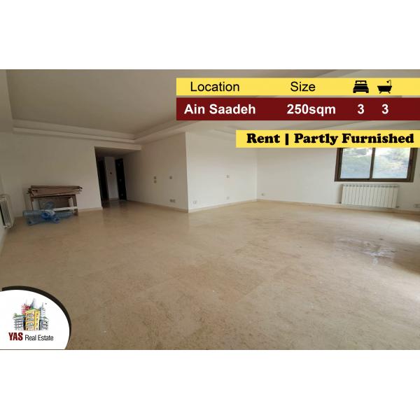 Ain Saadeh 250m2 | Rent | Partly Furnished | Calm Area | AMK |