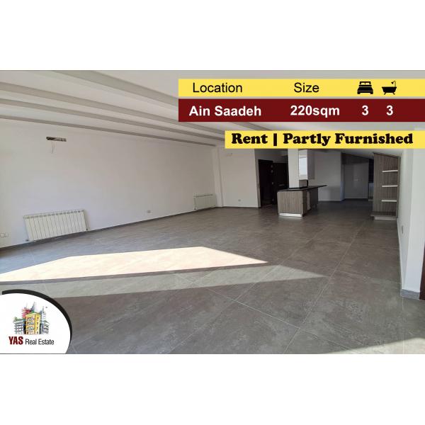 Ain Saadeh 220m2 | 30m2 Rooftop Terrace |Rent|Partly Furnished | AMK |