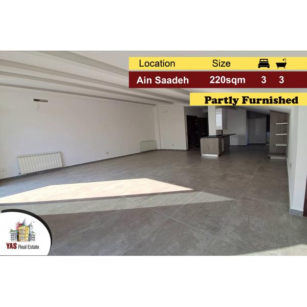 Ain Saadeh 220m2 | 30m2 Rooftop Terrace | Partly Furnished | AMK |