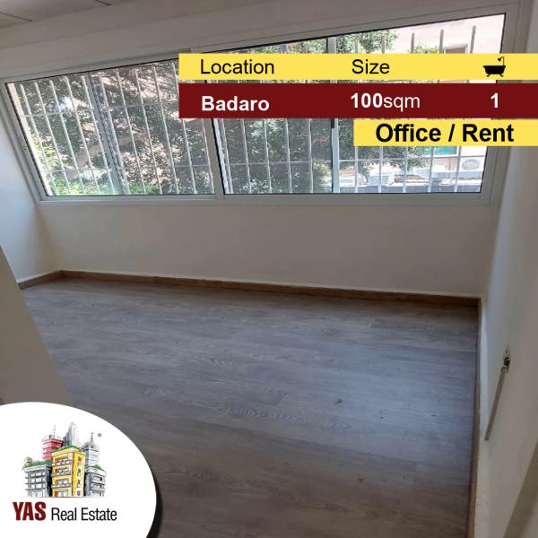 Badaro 100m2 | Office | Prime Location | Rent | MO |